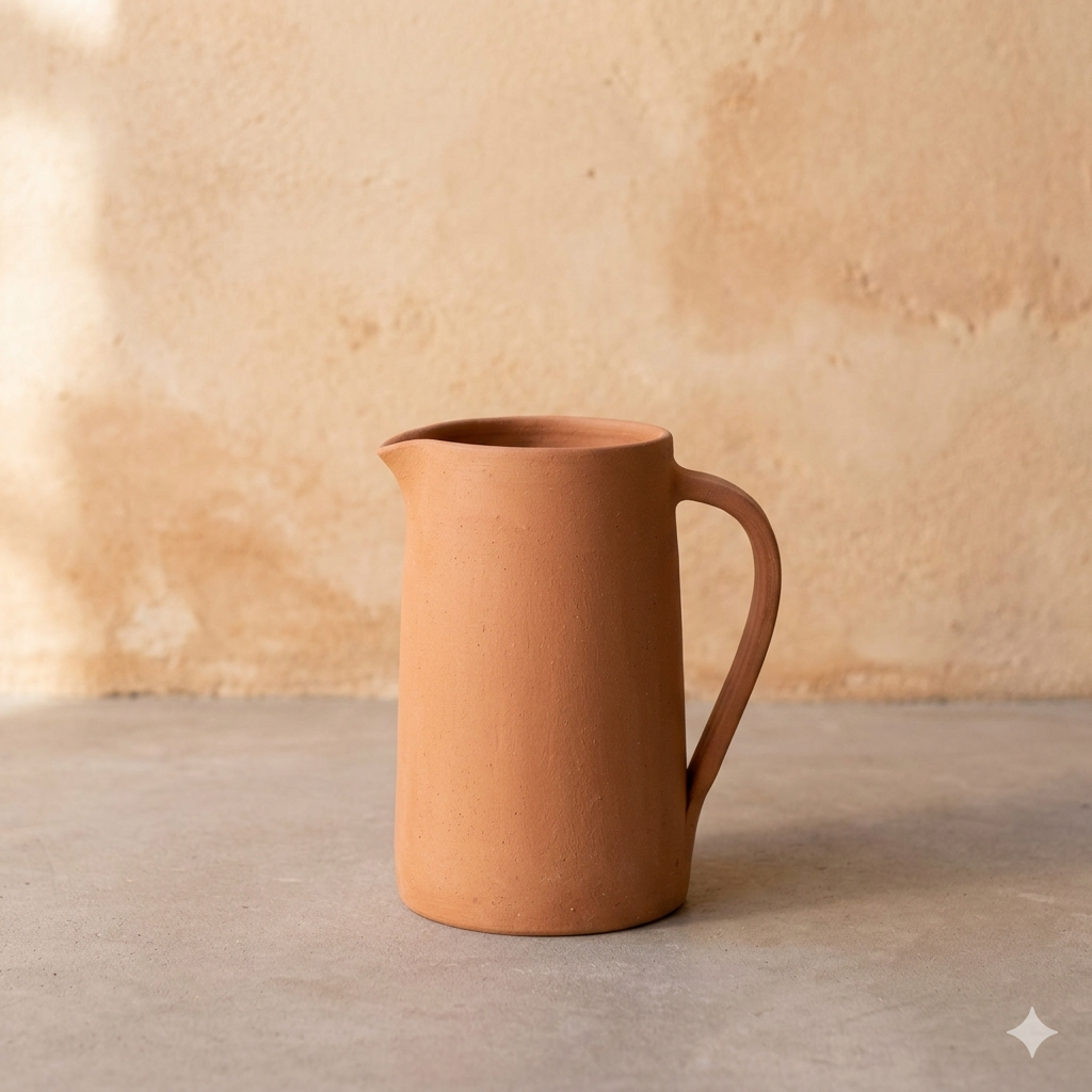 Terracotta Water Pitcher